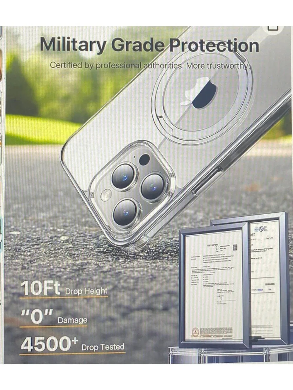 Andobil Case for iPhone 15 Pro Max Clear